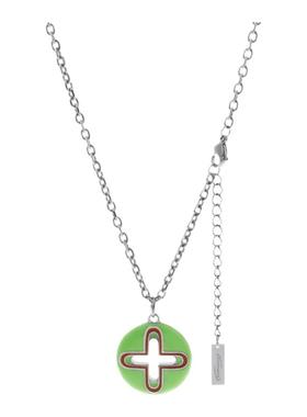 美式嘻哈说唱彩色吊坠男女项链