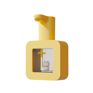 soip洗手液自动感应泡沫洗手机壁挂式可爱儿童电动充电泡泡皂液器