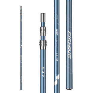 渔之源碳素抄网竿抄网全套抄网组合钓鱼捞鱼网抄伸缩杆大物抄网杆