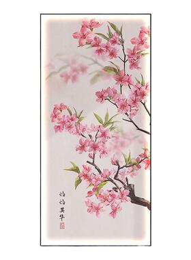 进户门正对玄关画转运桃