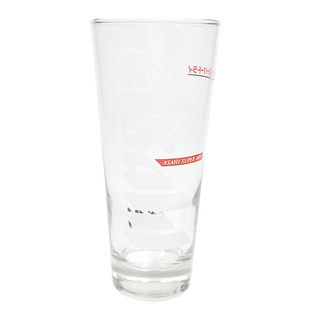 原装原厂朝日asahi啤酒杯透明圆形玻璃杯大容量创意啤酒杯480ml