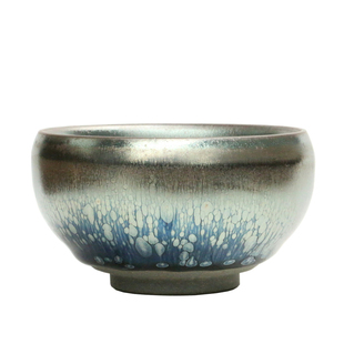 9口径原矿大容量禅定杯建盏建阳优品手工大茶杯品茗杯陶瓷单杯