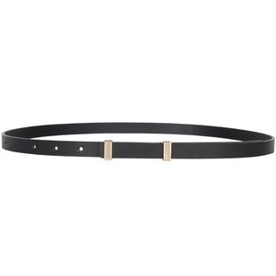 头层牛皮装饰腰带女细腰饰配连衣裙西装收腰真皮皮带配饰白色腰封