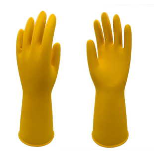 天骄牌加厚光里乳胶橡胶牛筋家用胶皮塑胶防滑耐油洗碗防护手套