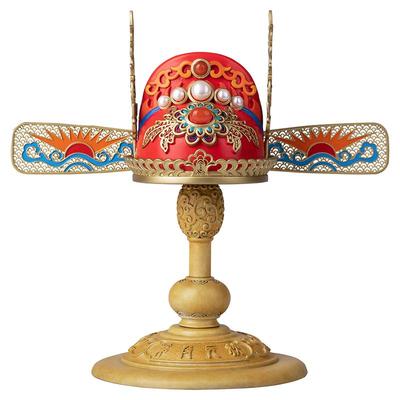 铜师傅《花丝状元帽》铜摆件