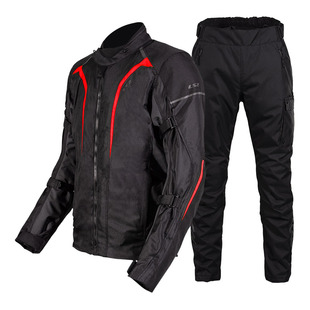 LS2秋冬季摩托车骑行服套装男女机车赛车防水耐磨四季防摔保暖145