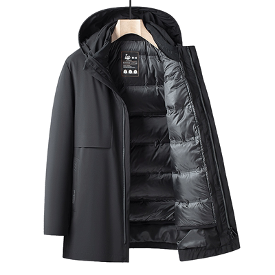 雅鹿爸爸装冬季绒羽绒服