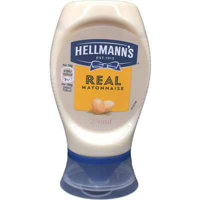 hellmann's淡味挤压蛋黄酱