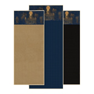 金刚写经作品纸竖幅八尺六尺仿古万年蓝小楷书法作品纸抄经空白方格宣纸金刚般若半生半熟微喷作品创作宣纸