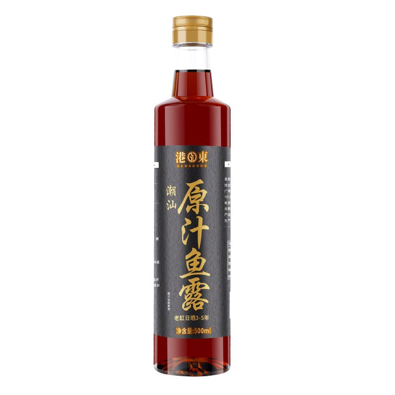 潮汕原汁鱼露初汤5年家用原汁古法酿造调料鱼酱油750ml厨房提鲜