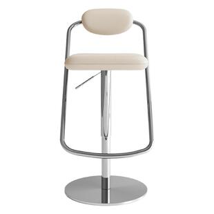 北茵设计师款简约吧台椅子轻奢高级感家用 高脚凳升降岛台餐椅