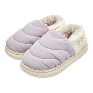 巴拉巴拉儿童棉拖鞋女童加绒厚棉鞋儿童防滑家居鞋子冬季新款童装