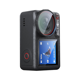 连环马适用大疆action5pro钢化膜pocket3屏幕膜6/4代相机AR贴膜osmo360保护dji运动摄像机配件新款镜头膜兔笼