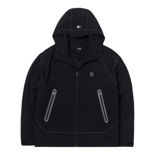 MLB外套男女同款2025冬季新款梭织夹克情侣运动休闲外套3AWJB0454