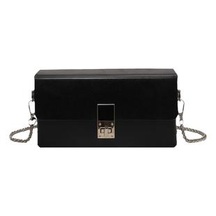 韩国小众设计链条小包包女2025新款高级感斜挎包盒子包百搭小方包