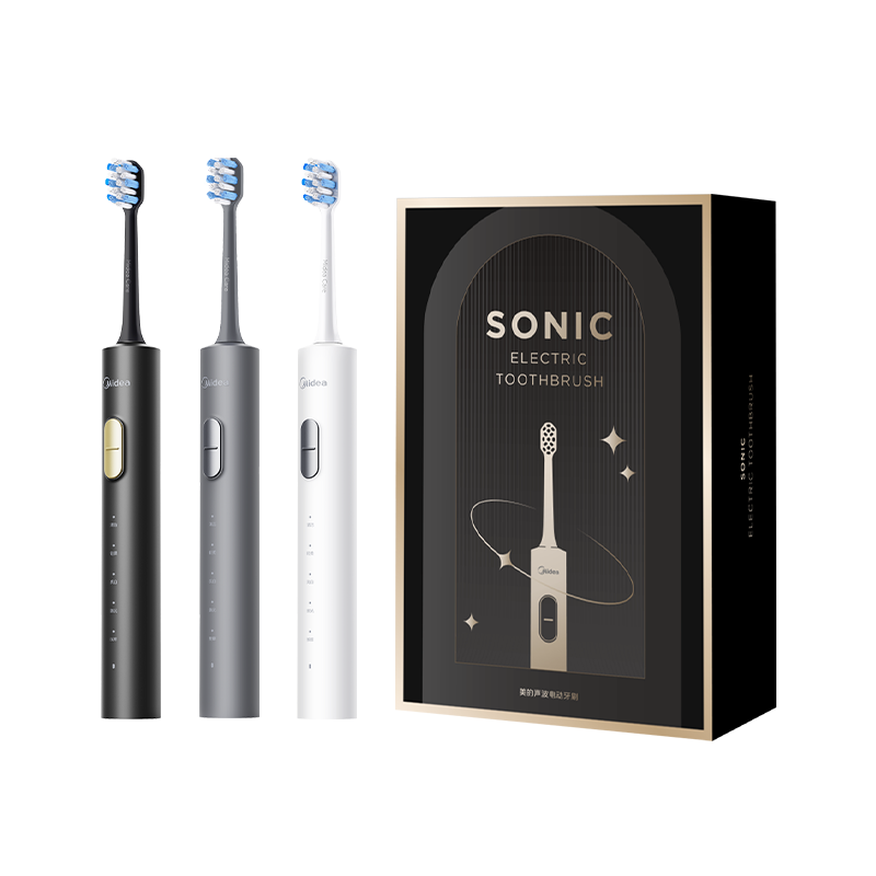 美的电动牙刷成人家用声波充电全自动男女软毛情侣礼盒装礼物S1PX