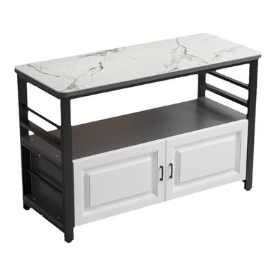 岩板切菜桌落地多层储物柜家用