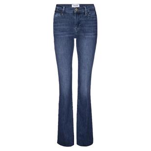 【博主同款】FRAME女士高弹喇叭牛仔裤复古微喇裤PIXIE FLARE