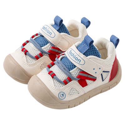 春秋网面透气轻便软底宝宝运动鞋