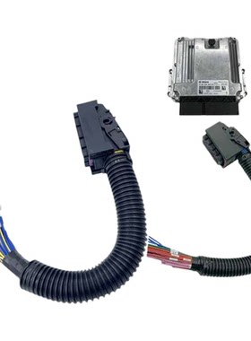 适用于博世潍柴解放J6ECU EDC17电脑板插头插座线束60针线孔满线
