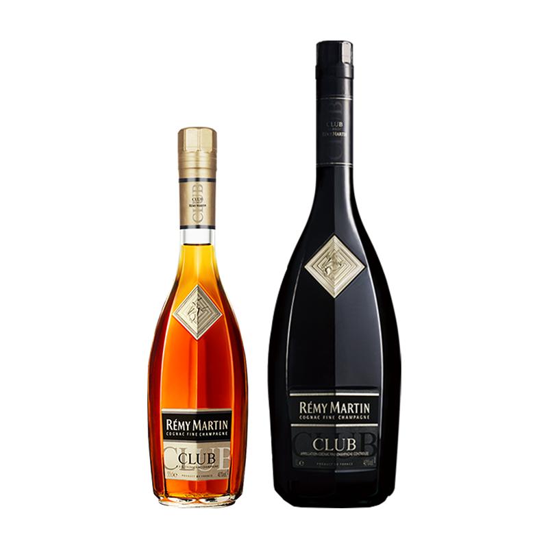 【品牌旗舰】法国人头马CLUB优质香槟区干邑350ml+1000ml洋酒