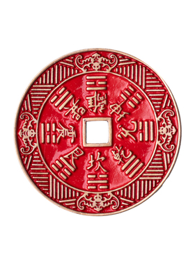 琢匠朱砂山鬼花钱道系男士吊坠