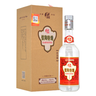 河北东龙怀旧版馆陶特曲酒38度浓香型白酒整箱拍4瓶礼盒装粮食酒