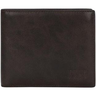 ELLE HOMME真皮钱包男礼物横款短款时尚钱夹多卡位高档薄款牛皮夹