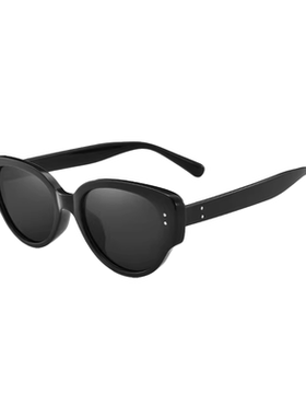 猫眼墨镜女款GM近视可配度数防紫外线显脸小新款太阳镜防晒高级感