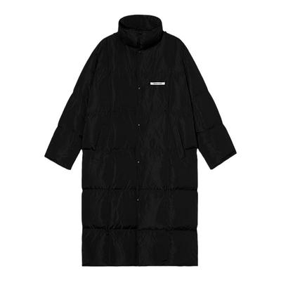 PSO Brand男装女装三防90绒长款面包服宽松羽绒服女款冬季情侣装