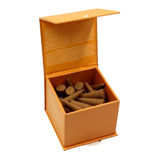 尼木藏香天然塔香供佛用香古法卧室家用塔香檀香沉香盒装净化熏香