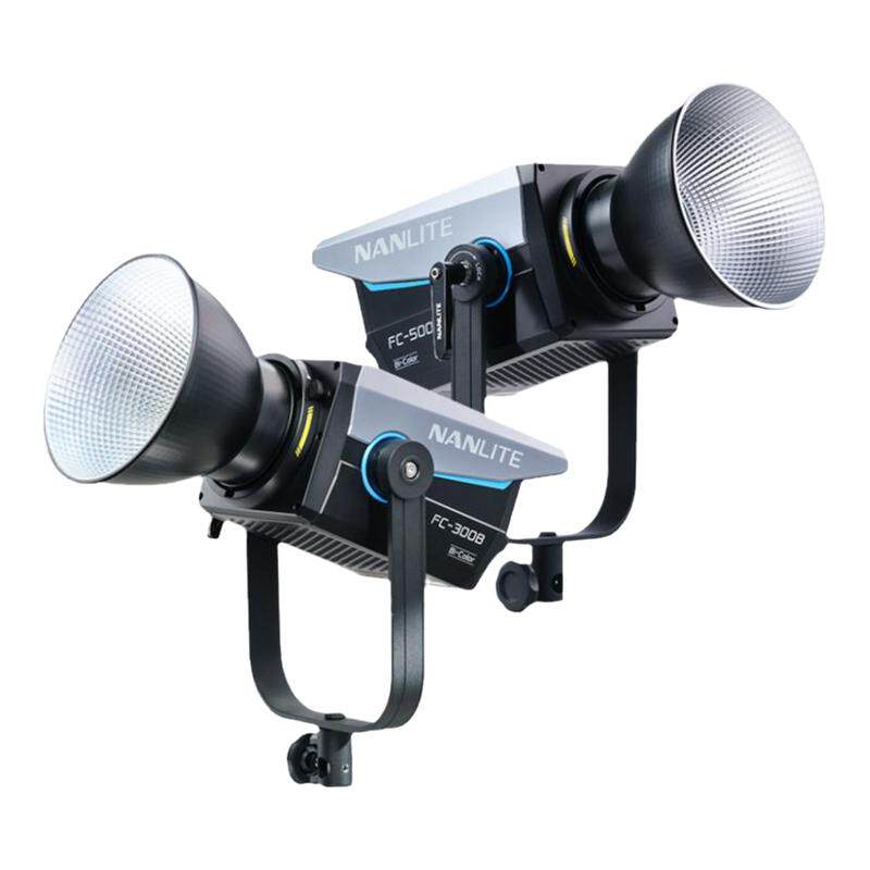 Nanlite南光FC-300B/500B双色温保荣口补光灯led大功率直播摄影灯