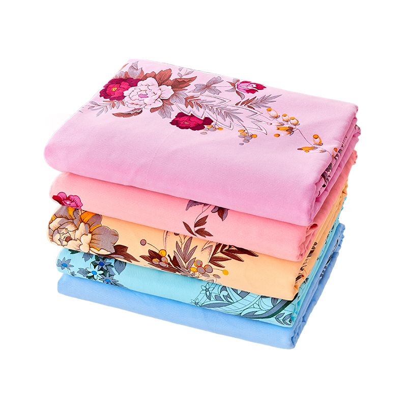 国民老式上海印花1.5米床单冬季纯棉单件100全棉加厚老粗布