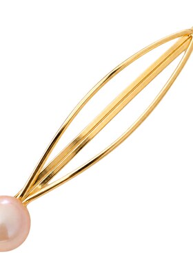 URCHOICE爱迪生珍珠金属发卡