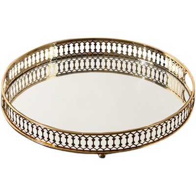 收纳盘金属镜面洗手间浴室置物