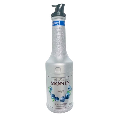 MONIN莫林果酱草莓猕猴桃蓝莓荔枝芒果百香果1000ml日期新鲜 正品