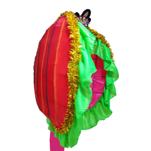 新款扭秧歌海水蚌河蚌壳精贝壳蛤蜊舞台表演出服装庙会红社火道具