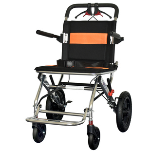 宜播缘便携轮椅可折叠超轻便老人专用小型便携式旅游代步手推车