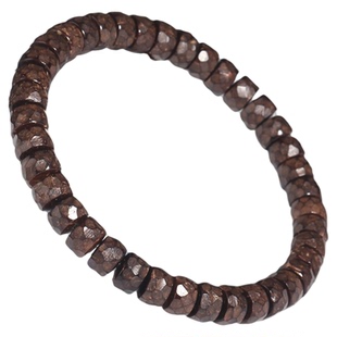 保真印尼原生态椰蒂单圈手串无相乱山隔珠佛珠高抛男女款文玩手链