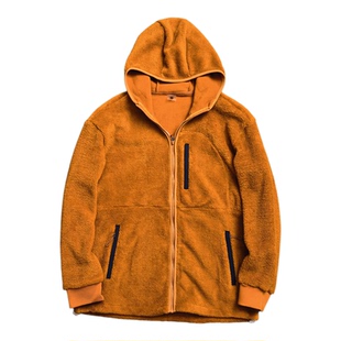 舒棉绒!加厚防寒连帽夹克秋冬男女情侣款保暖宽松百搭摇粒绒外套