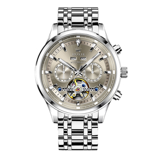 瑞士腕表万年历超级复杂功能男士手表全自动机械表镂空时尚手表男