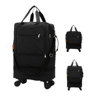 万向轮旅行包男女大容量行李袋短途旅游学生收纳带滑轮托运飞机包