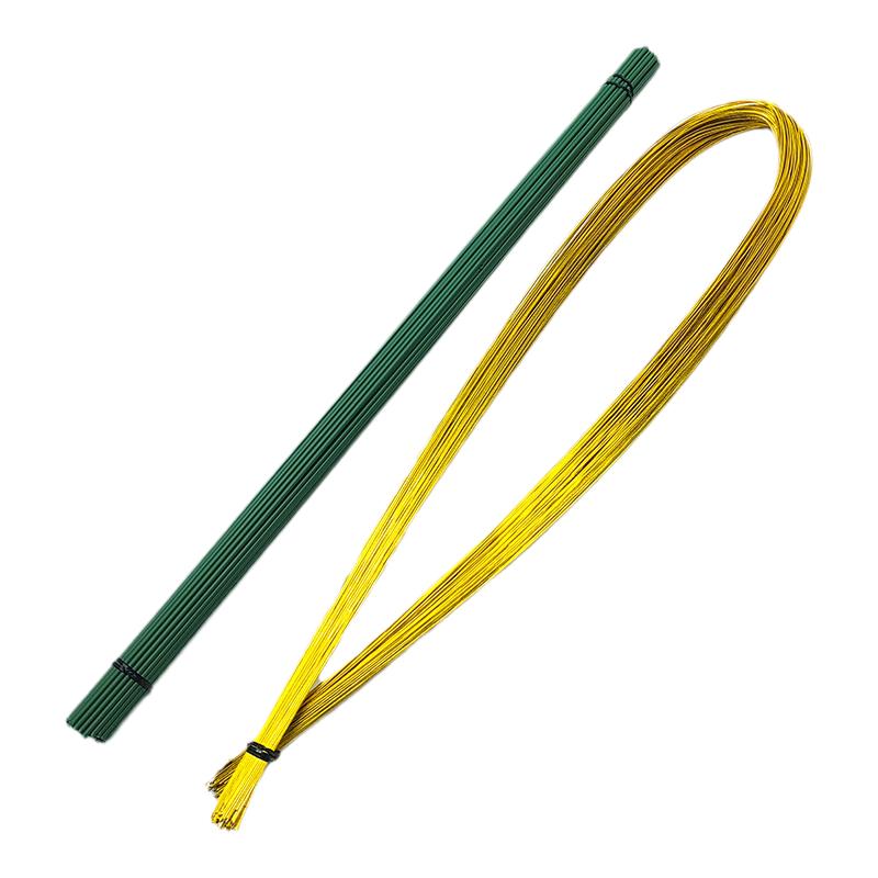 24号花艺细铁丝手工diy软花杆2号造型编织钩织钩花扎丝手工花材料