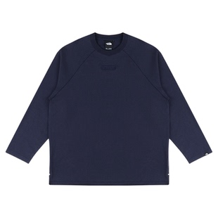 北面UE长袖T恤男重磅纯棉透气插肩袖休闲户外TheNorthFace|8BTK