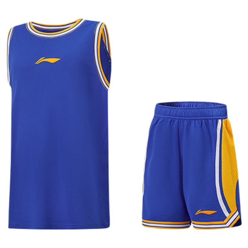 李宁男中大童夏季速干篮球服套装