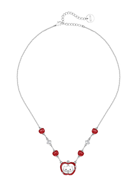 kitsh红苹果小猫pipi项链锁骨链