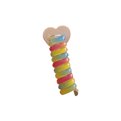 妞童饰品电话线女儿童发绳