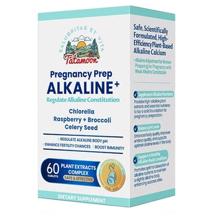 TataMoon天然双碱钙调弱碱备孕蓝宝高碱植物碱钙海外进口官方正品