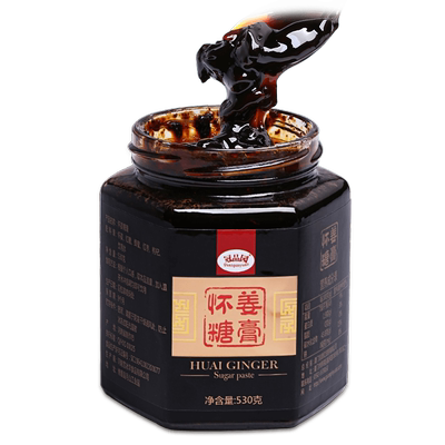 2瓶冠品园姜枣膏怀姜糖膏黑红茶