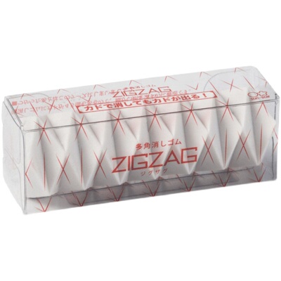 SUNSTARZIGZAG45尖角细节橡皮